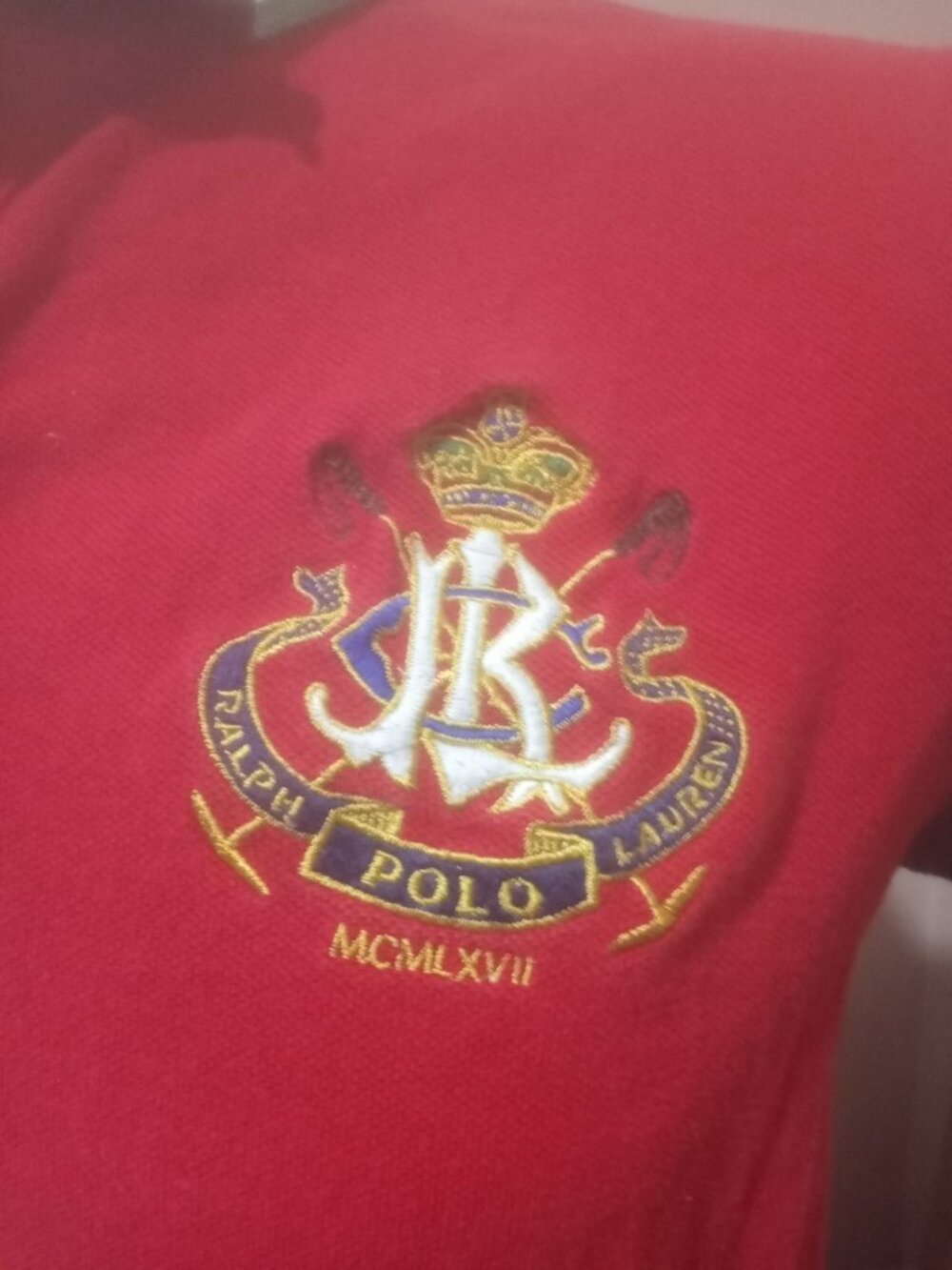 Polo Ralph Lauren Boys Red Big Crest Short Sleeve Polo Shirt Size S (8-10) - Picture 2 of 11